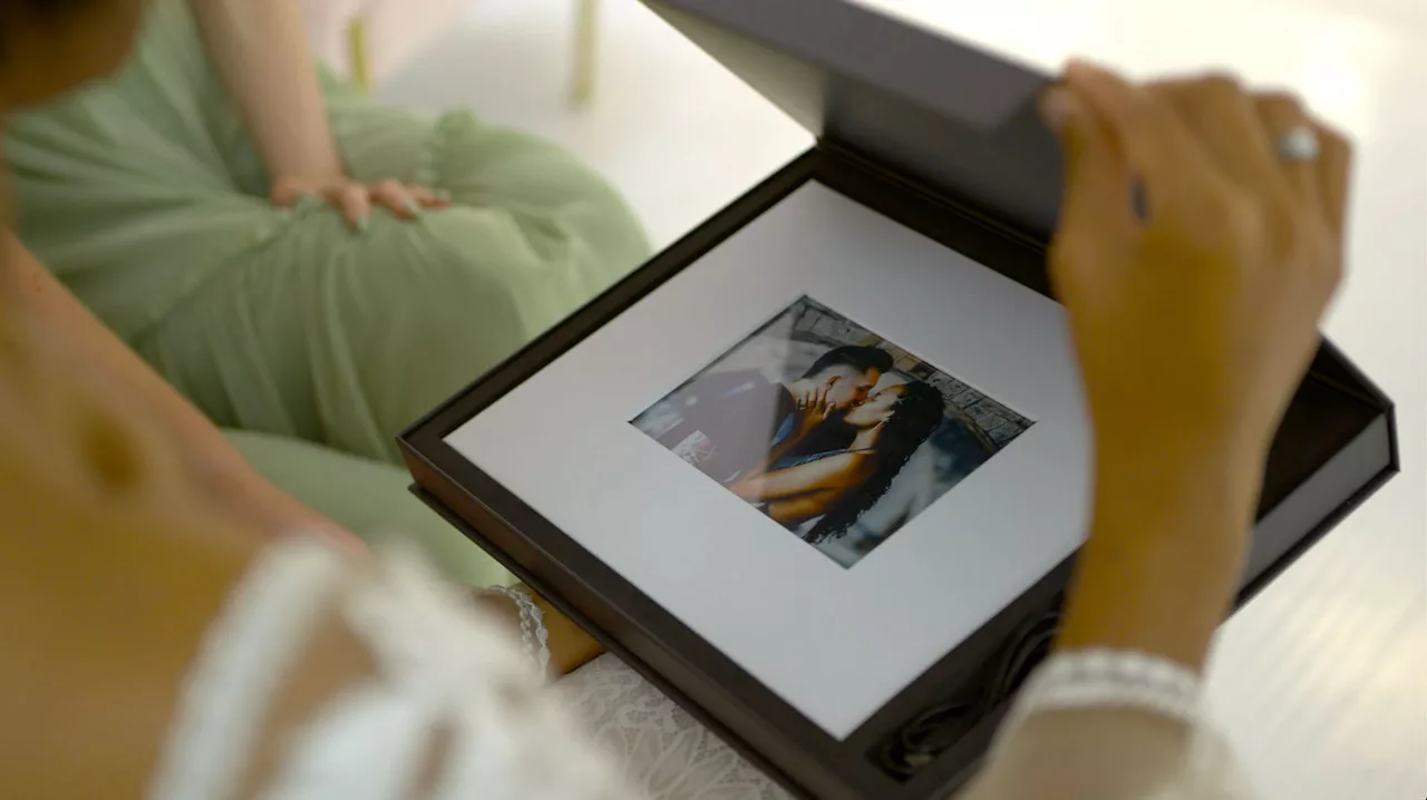 Shipping box for our 7 inch Touchscreen Wedding Video Book